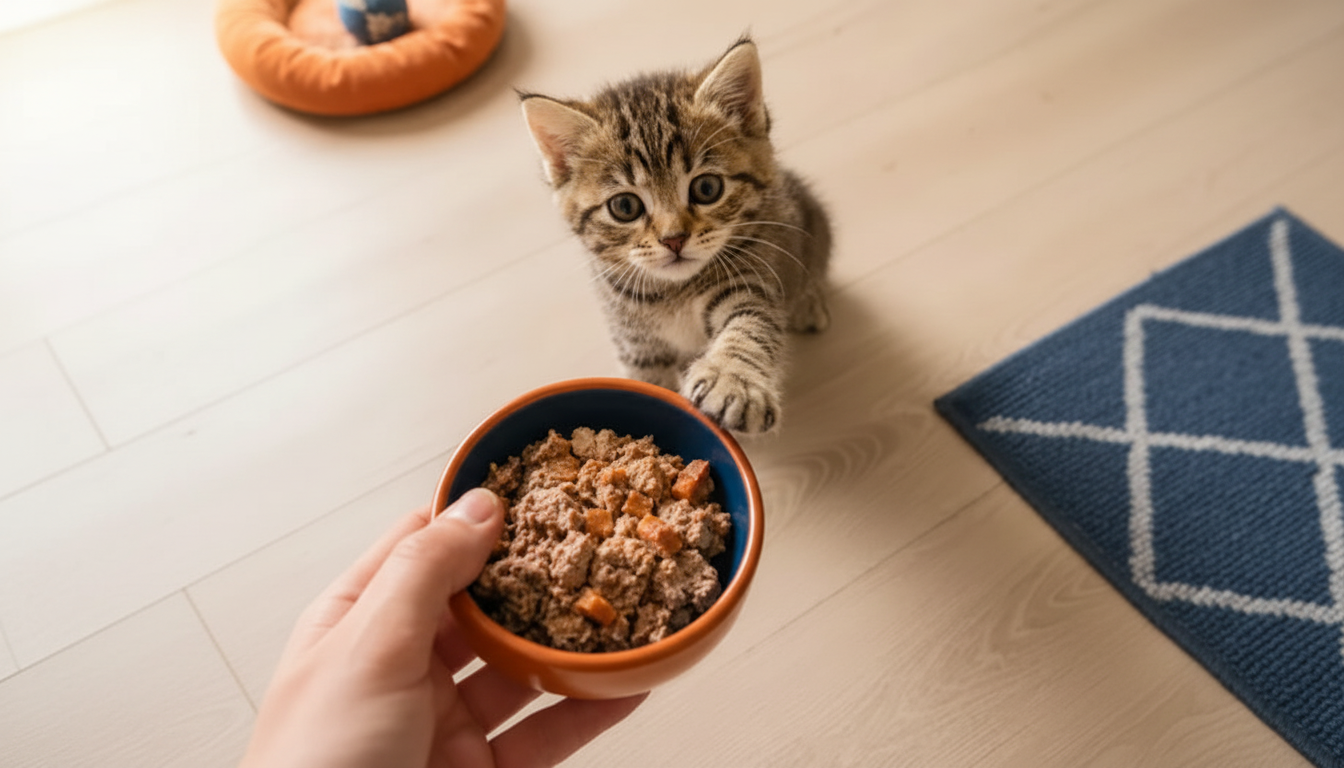 Feeding Kittens Wet and Dry Food: Safe Mixing Tips